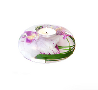 Emilio Robba - White & Lavender Phalaenopsis T-Light